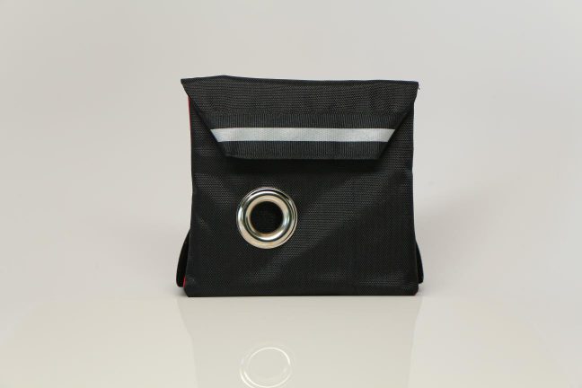 Go Pak Junior Black Red Reflective Hole